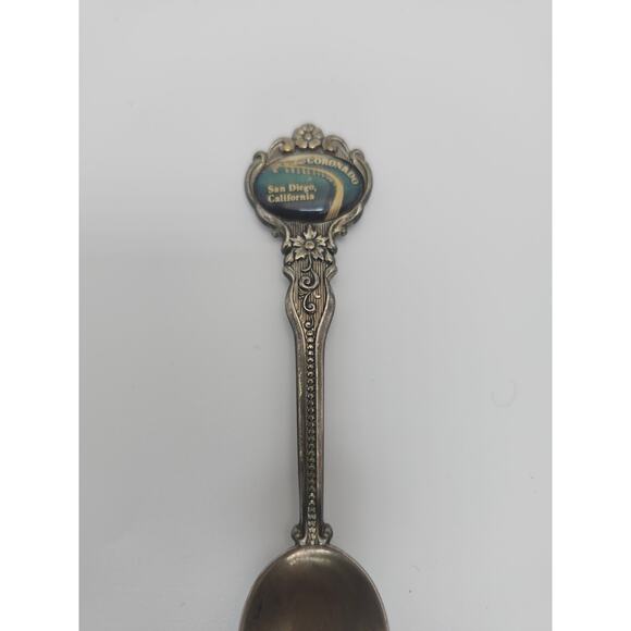 San Diego Hotel del Coronado Souvenir Spoon Celest Australia Silverplate Vintage - Picture 3 of 8